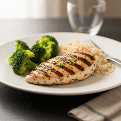 Patient enjoying a healthy, balanced meal designed for cancer treatment support