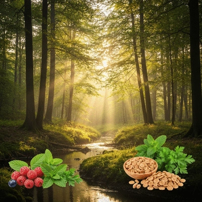 Assortment of healthy foods for diabetes management, fresh vegetables, fruits, whole grains, bright kitchen setting